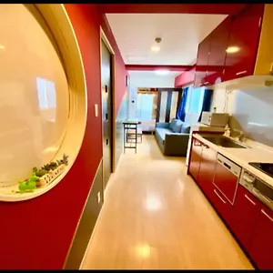  Apartment メルシアター鈍色の風: デザイナーズ心斎橋アパートメント Japan